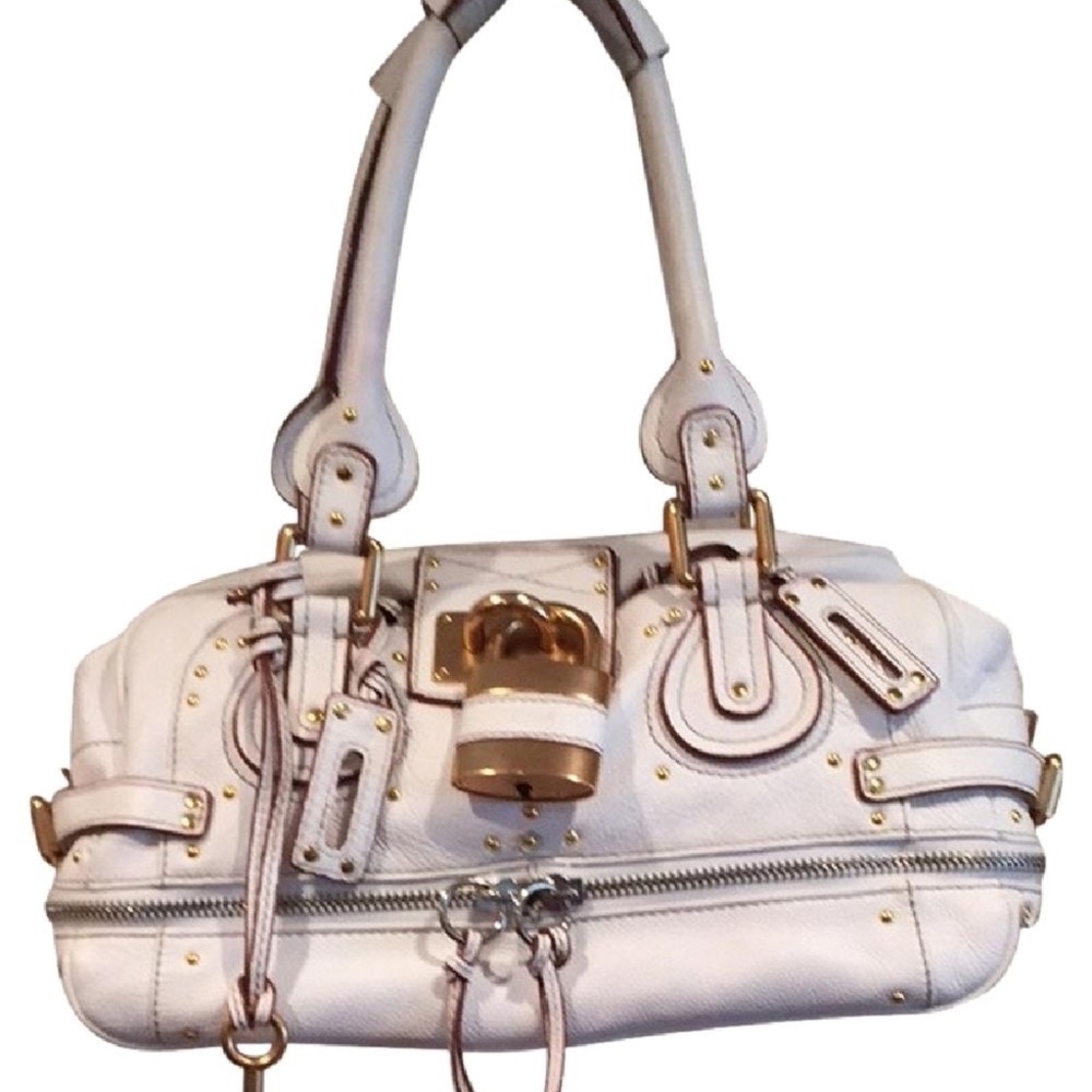 Chloe Paddington Medium Satchel Bag with Lock & Key